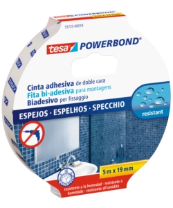 Nastro biadesivo per specchi 'powerbond', 19 mm x 5 mt - tesa